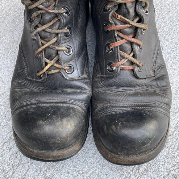 10.5R Vintage 50s Army Combat Lace Up Boots Cap Toe main image 11